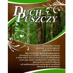 Etykieta Duch Puszczy z lasem